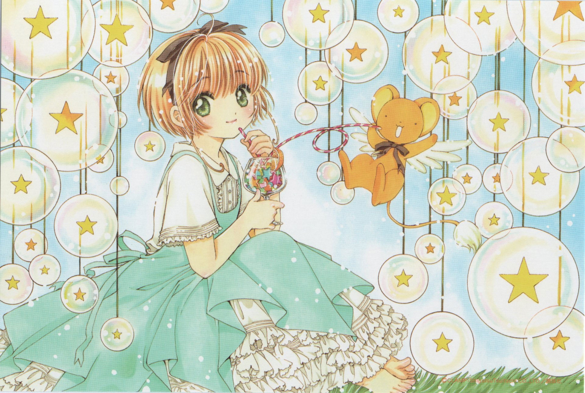 Wallpaper Anime, Cardcaptor Sakura, Keroberos