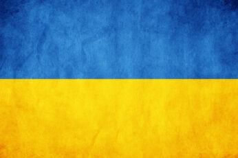 Wallpaper Flag, Ukraine, Yellow, Blue, Minimalism