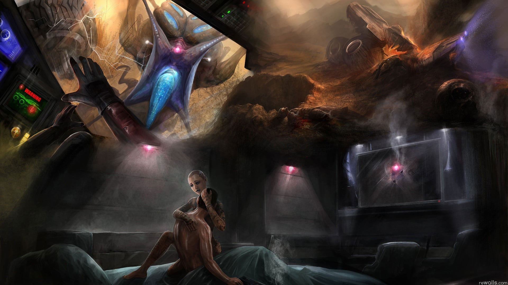 Wallpaper Game Illustration, Mass Effect