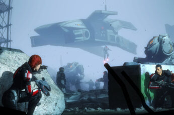 Wallpaper Game Illustration, Mass Effect