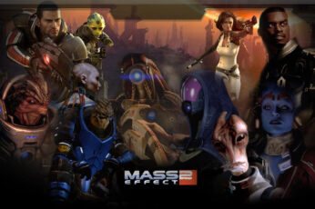 Wallpaper Mass Effect 2, Group Of People, Women