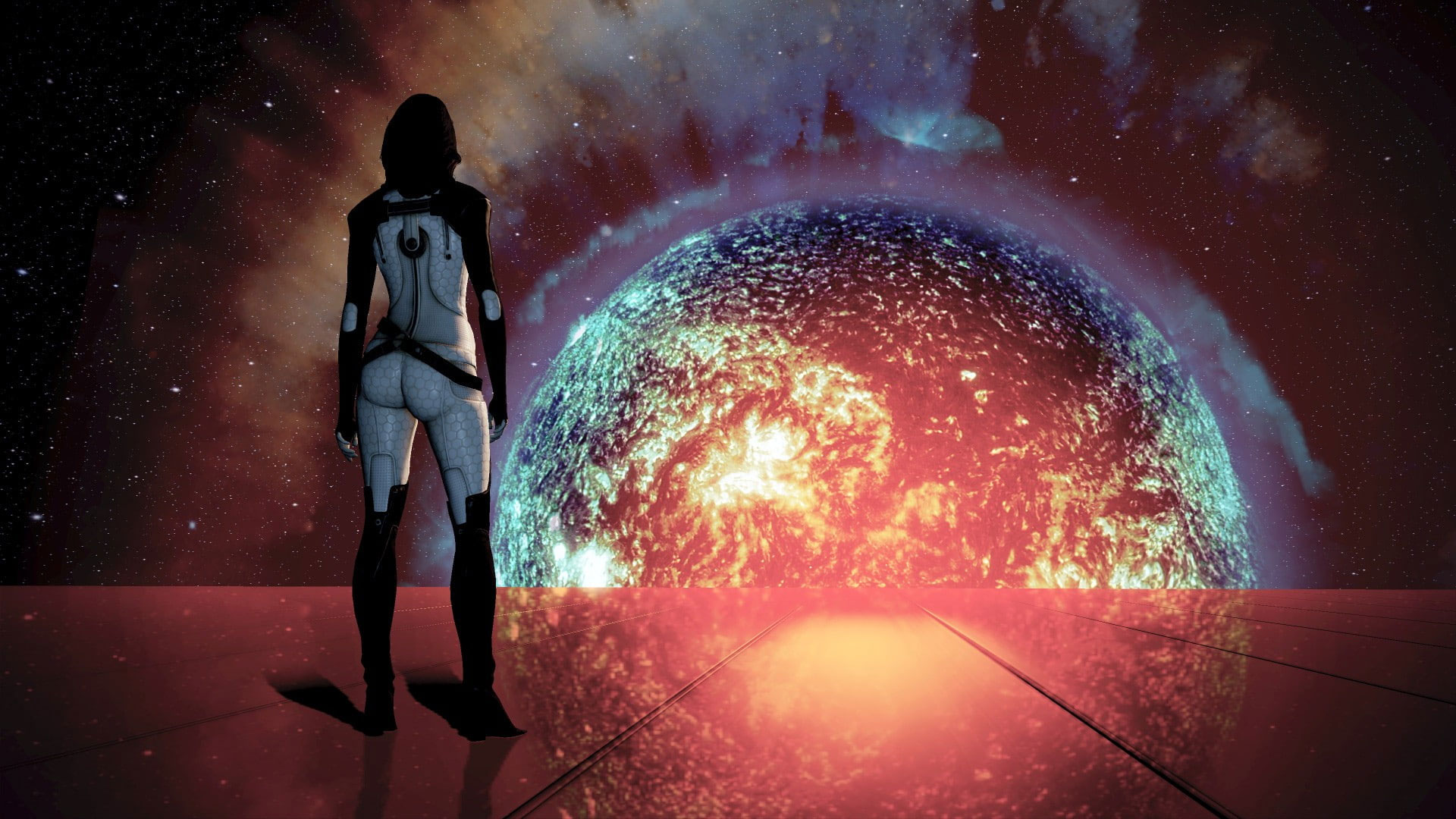 Wallpaper Mass Effect, Mass Effect 2, Miranda