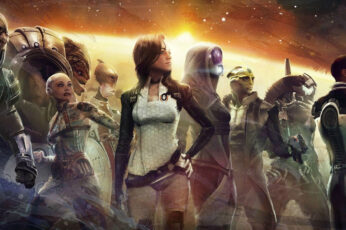 Wallpaper Movie Illustration, Mass Effect