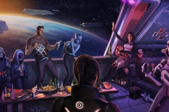 Mass Effect Outer Space Wallpaper