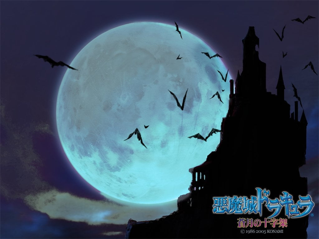 Castle With Moon Digital Wallpaper, Castlevania, Anime