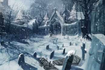 Wallpaper Graveyard Game Graphic Castlevania