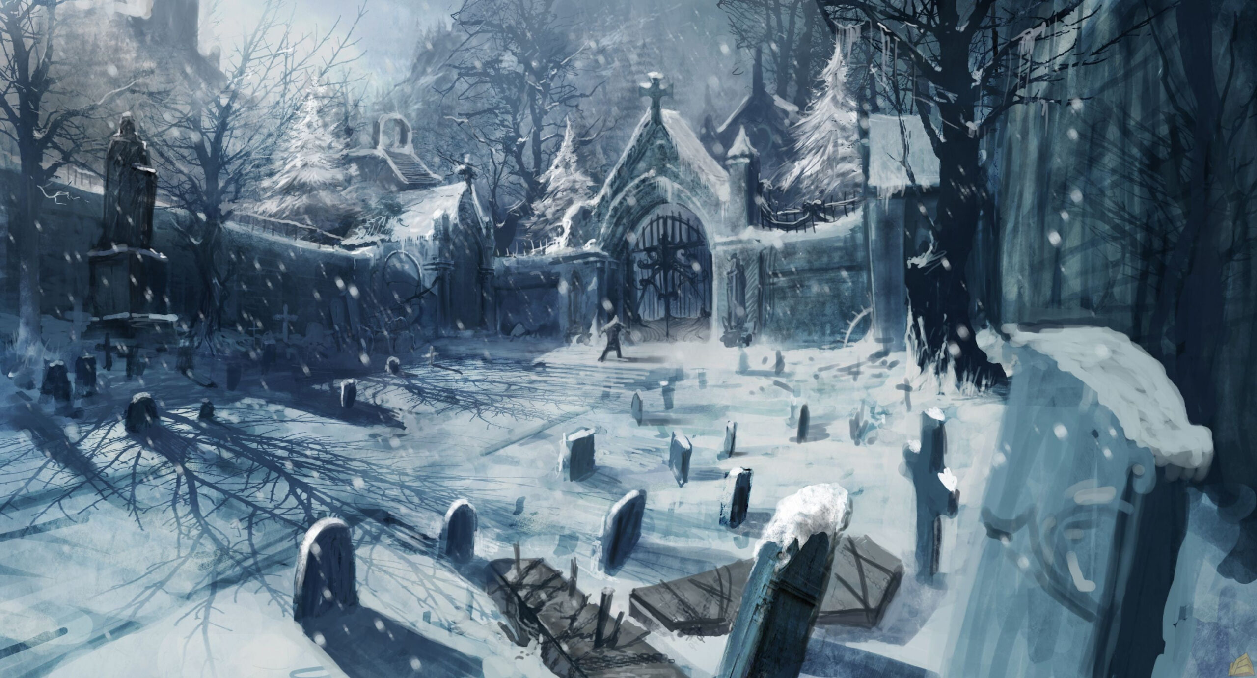 Wallpaper Graveyard Game Graphic Castlevania, Castlevania, Anime