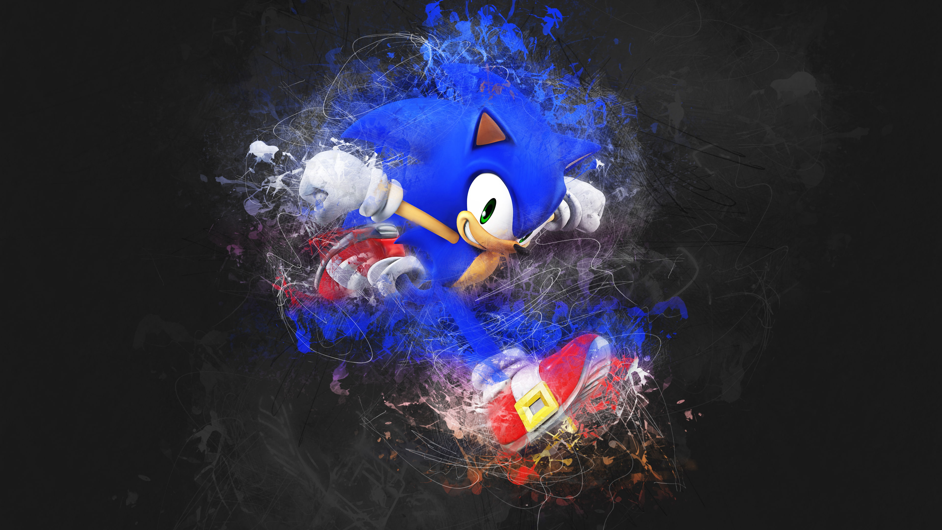 Wallpaper Hero, Artwork, Sonic, Sonic The Hedgeh4
