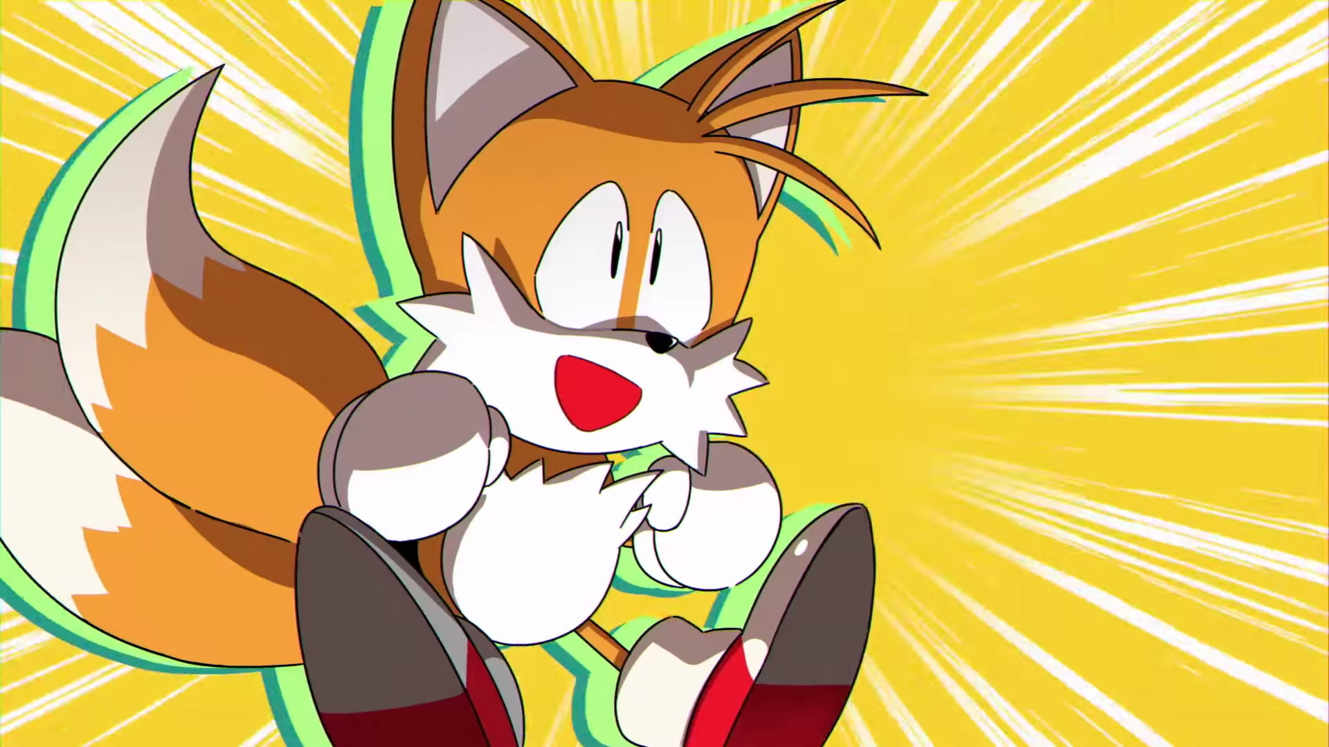 Wallpaper Sonic, Sonic Mania, Tails Character