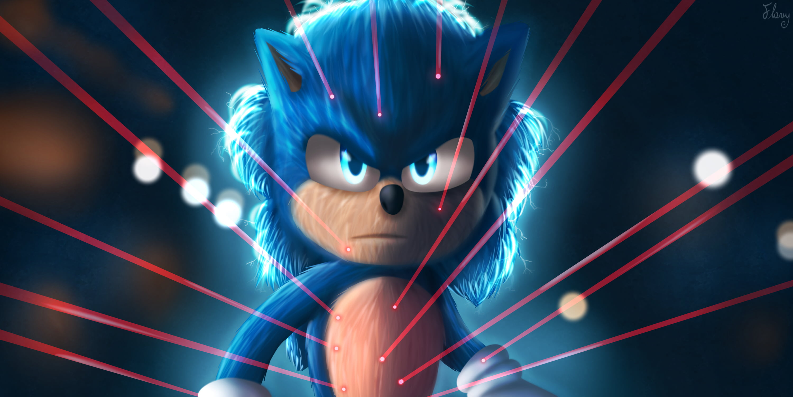 Wallpaper Sonic, Sonic The Hedgehog 2020