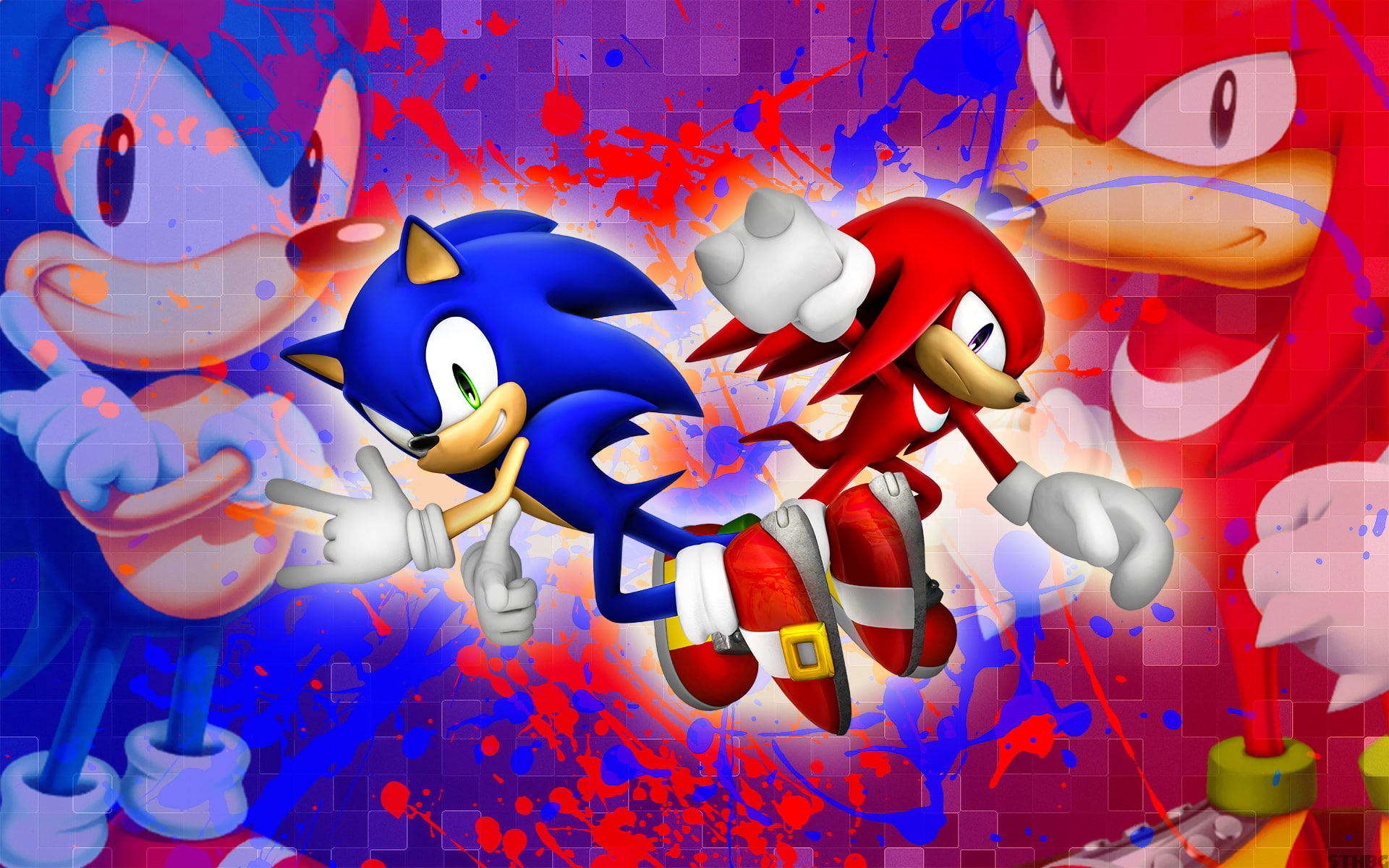 Wallpaper Sonic, Sonic The Hedgehog, Knuckles, Sonic, Game