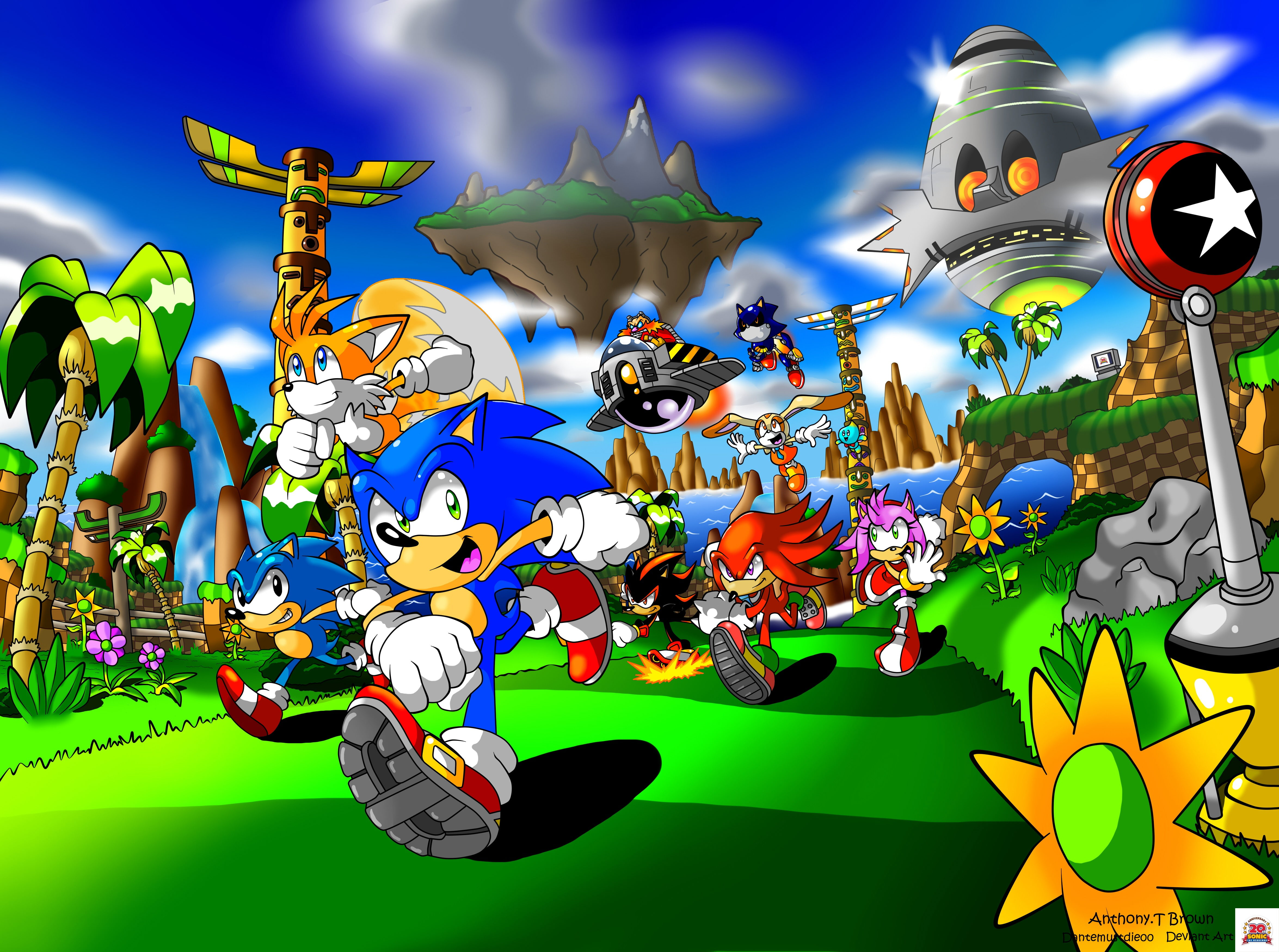 Wallpaper Sonic, Sonic The Hedgehog, Metal Sonic
