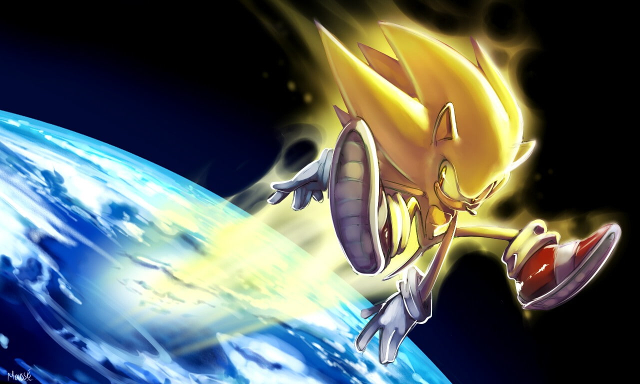Wallpaper Sonic, Sonic The Hedgehog, Space, Earth, Sonic, Game
