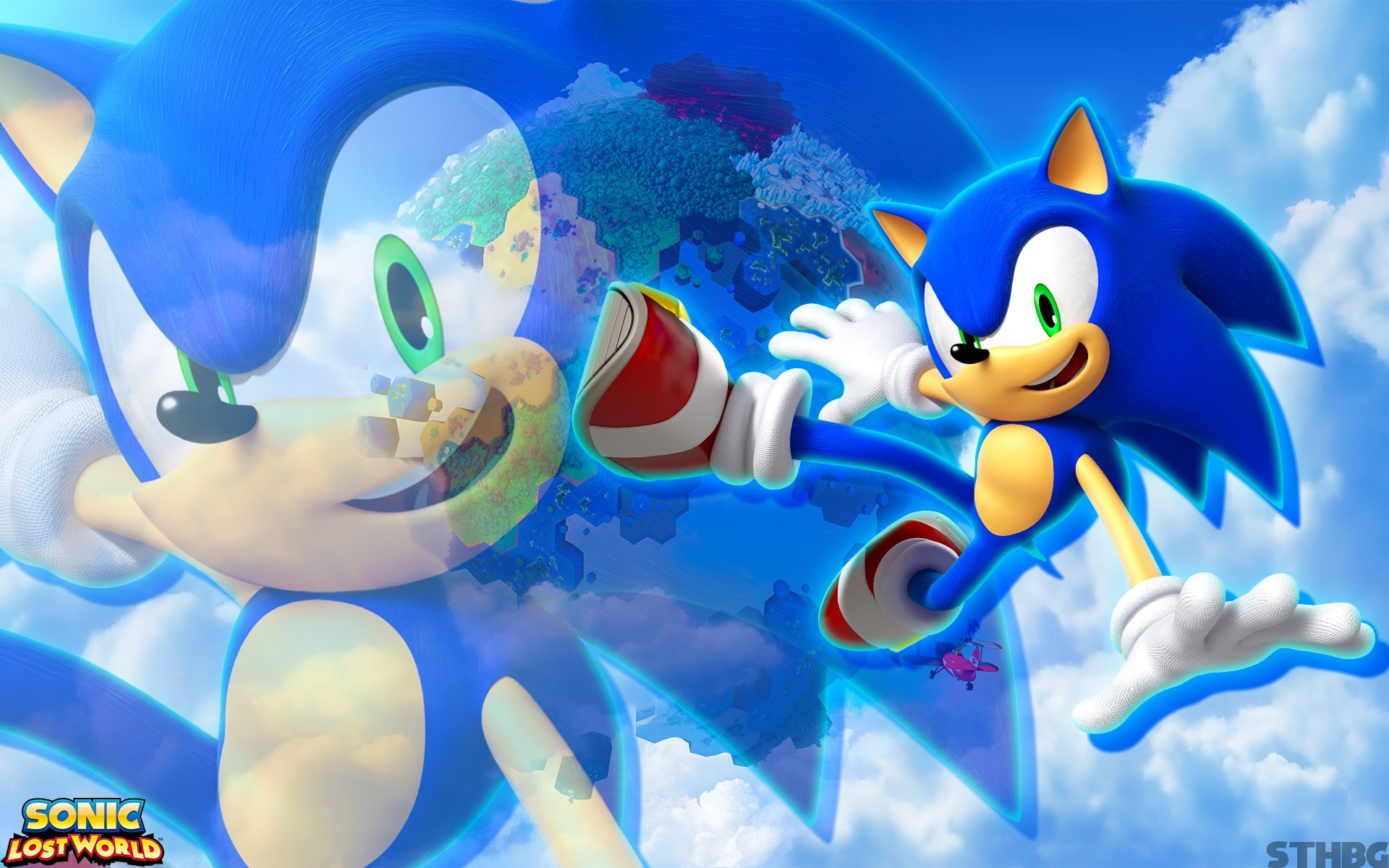 Wallpaper Sonic The Hedgehog, Sonic Lost World, Sonic, Game