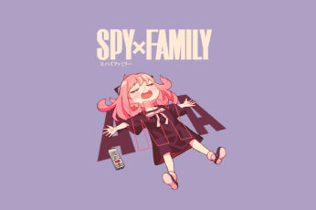 Wallpaper Spy X Family, Anya Forger, Anime