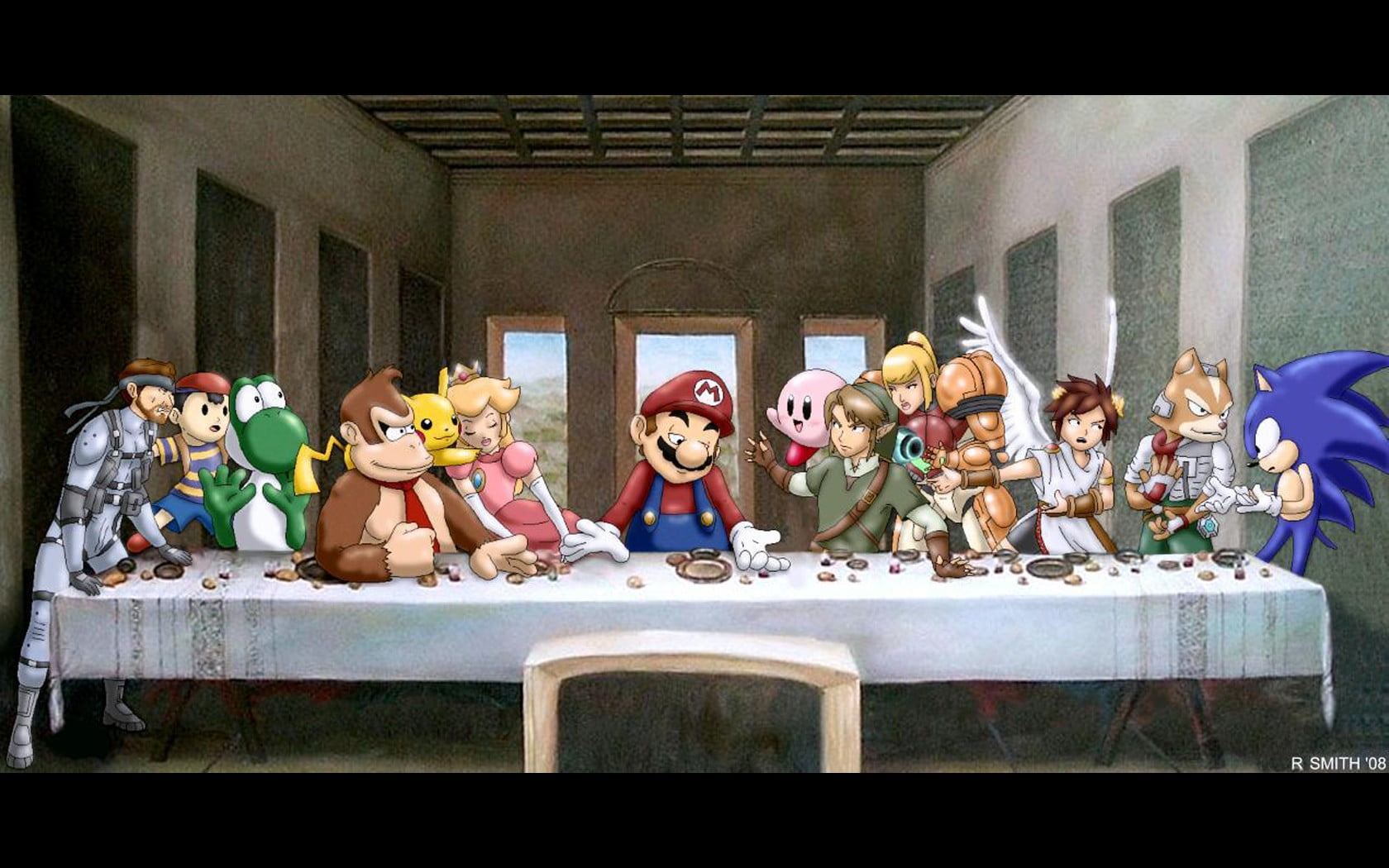 Wallpaper The Last Supper By Nintendo