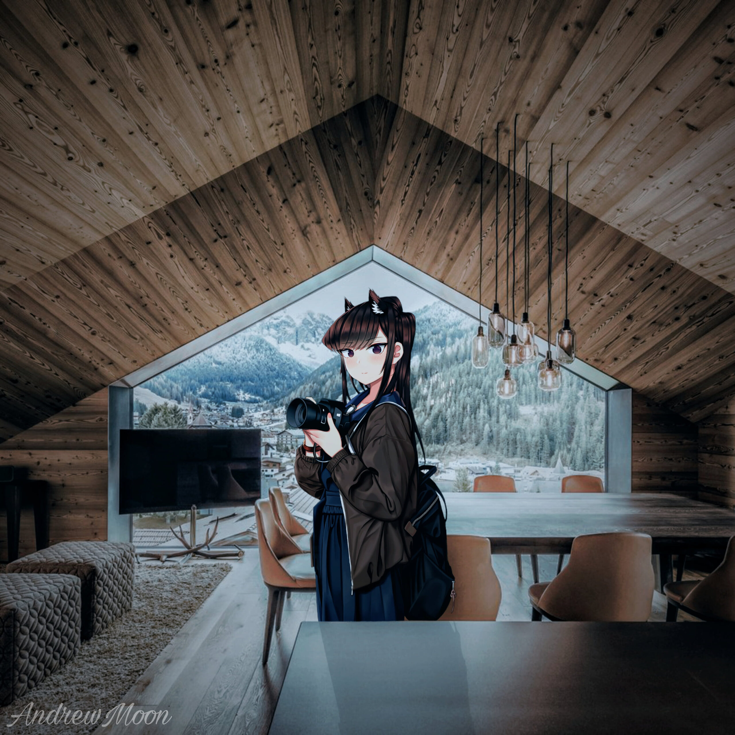 Anime, Cabin, Realistic Depiction, 1808 Photo