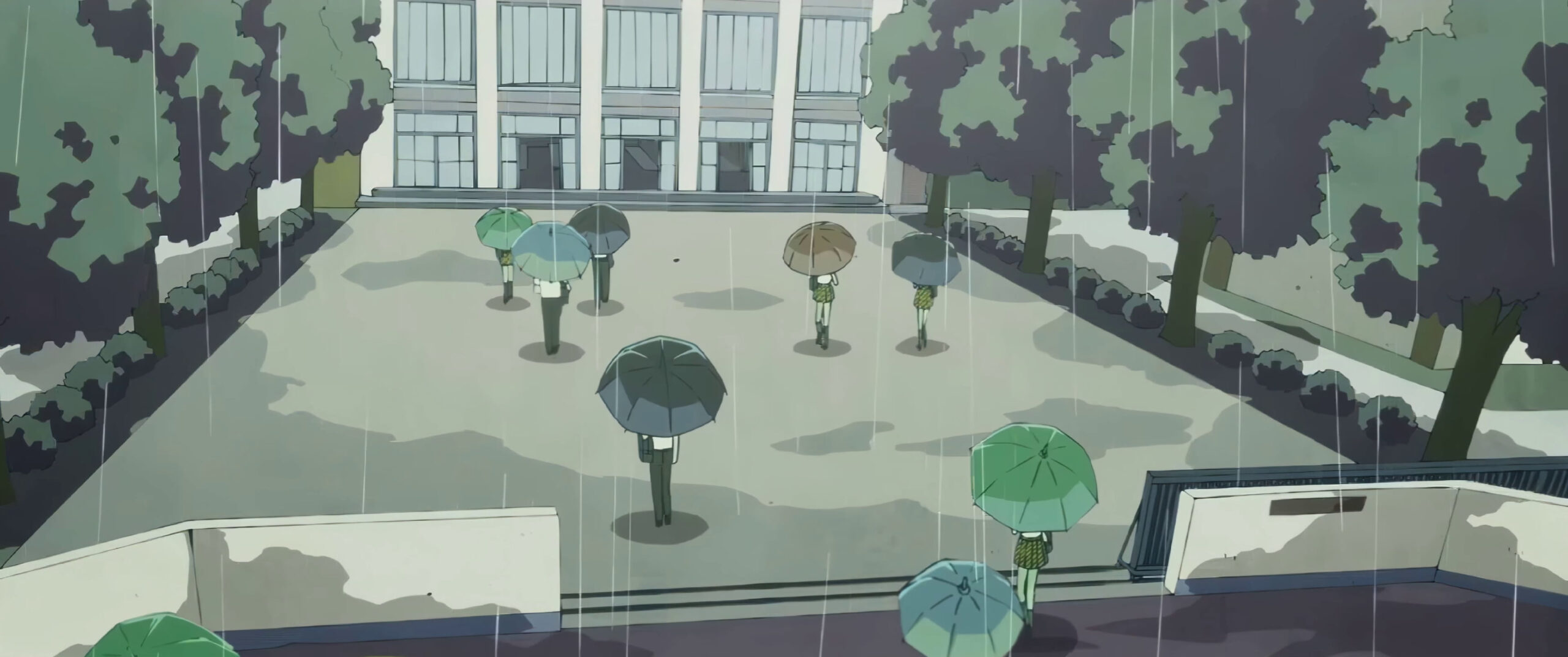 Komi San Wa, Comyushou Desu, Sombrero, Rain Wallpaper