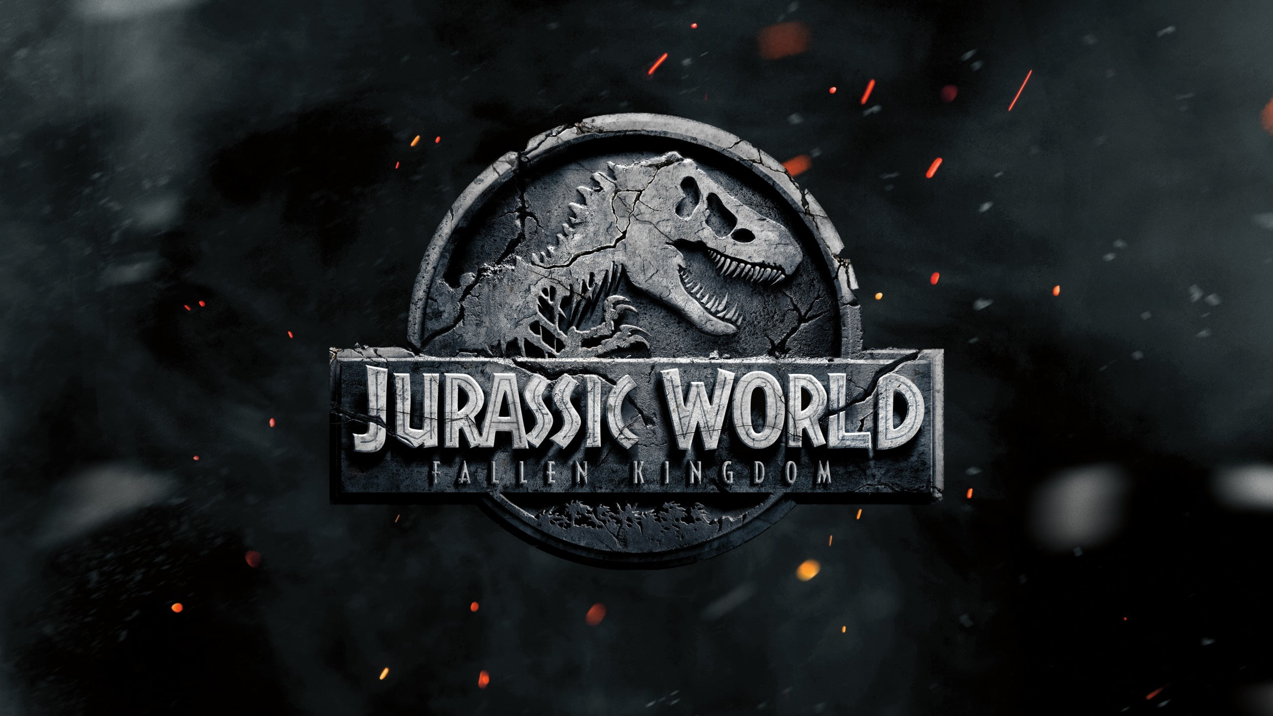 Wallpaper Dinosaur, Logo, Jurassic World, Jurassic World, Movies