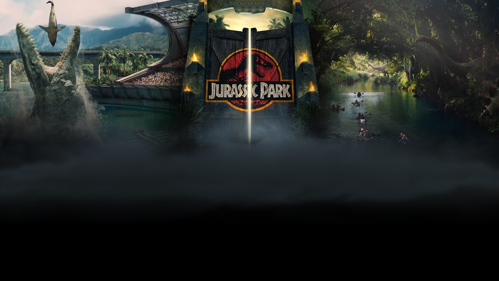 Wallpaper Jurassic Park, Jurassic World, Water, Jurassic World, Movies