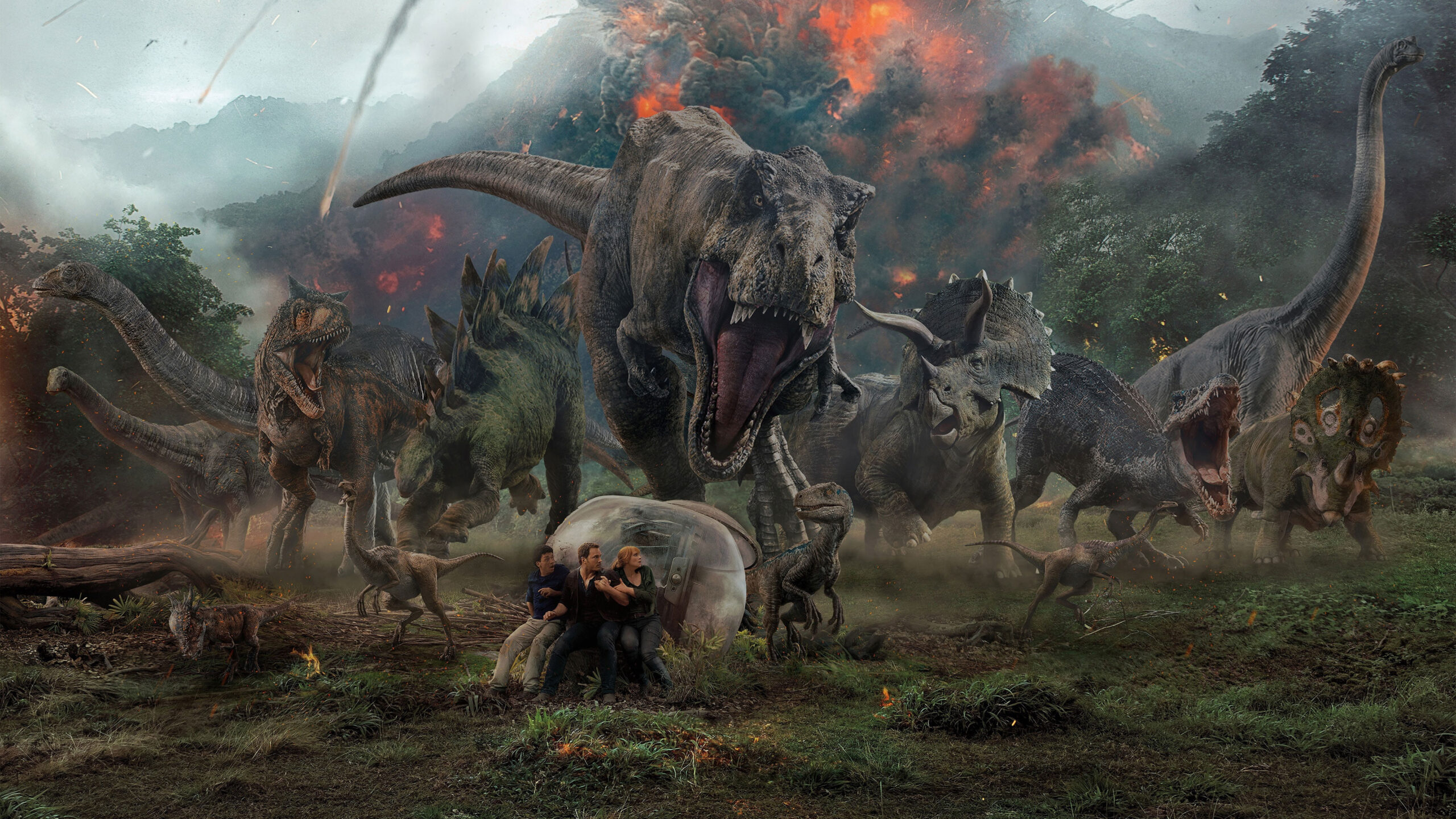 Wallpaper Jurassic World Fallen Kingdom, 2018
