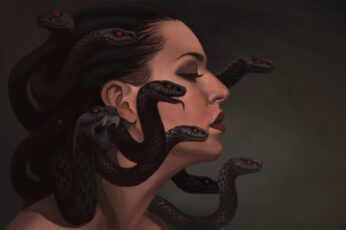 Wallpaper Medusa Wallpaper, Snakes, Art