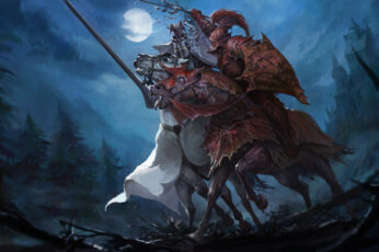 Wallpaper Total War Warhammer, Knight, Horse