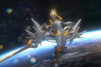 Wallpaper Video Game, Warframe, Earth, Space