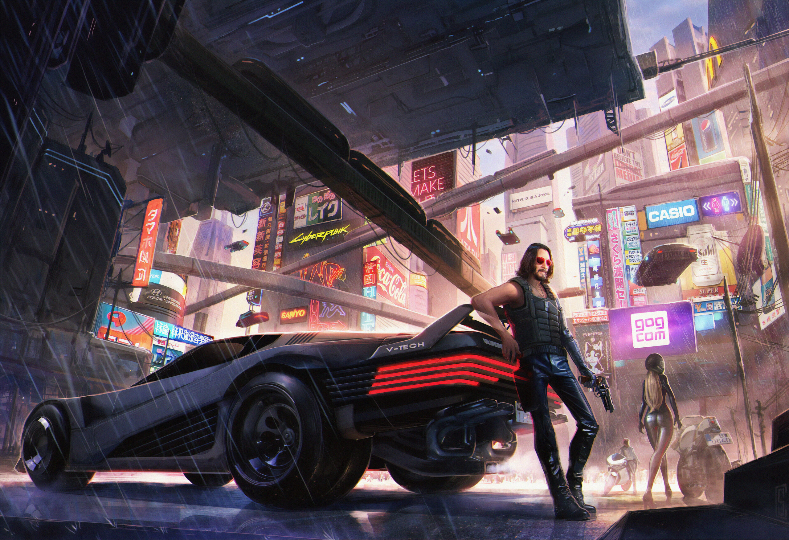 Game, Cyberpunk 2077, Johnny 1080p Wallpaper