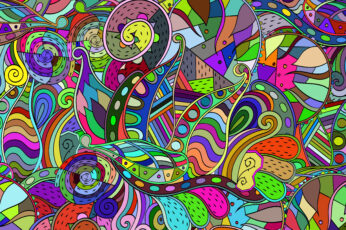 Wallpaper Abstract Painting, Doodles, Patterns