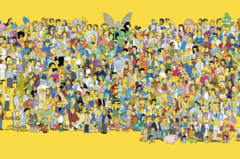 Wallpaper Bart Simpnon Doodle, The Simpsons