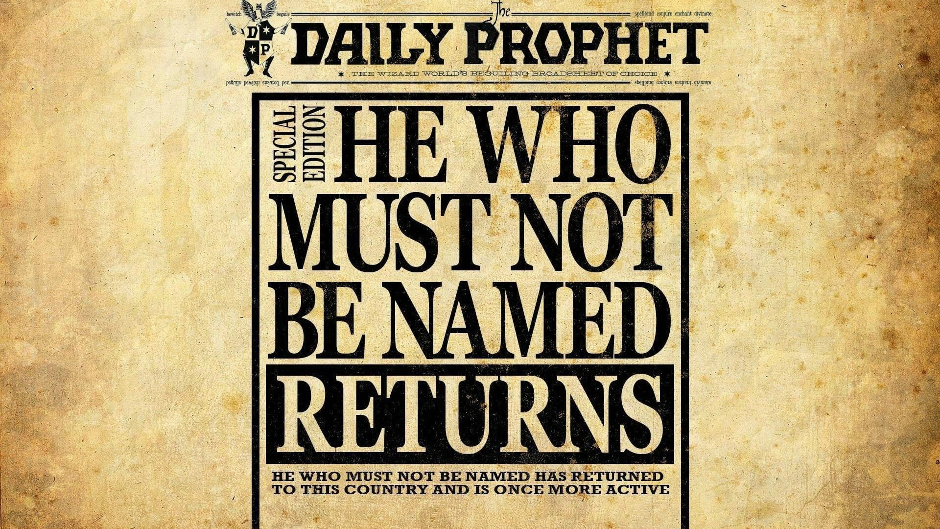 Wallpaper Daily Prophet Special Edition, Newspaper, Textures