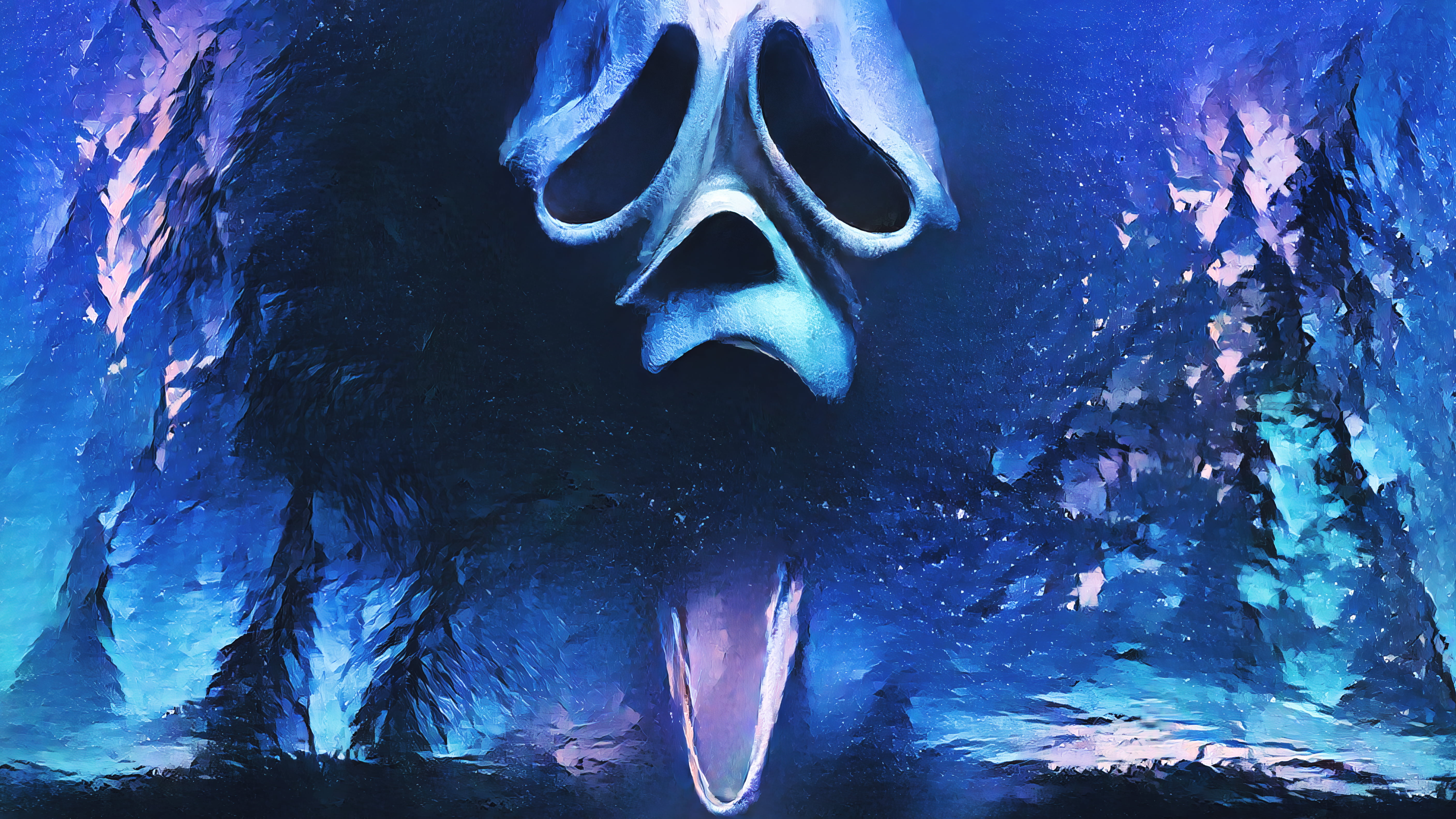 Scream  Scary wallpaper Halloween wallpaper iphone backgrounds Horror  artwork
