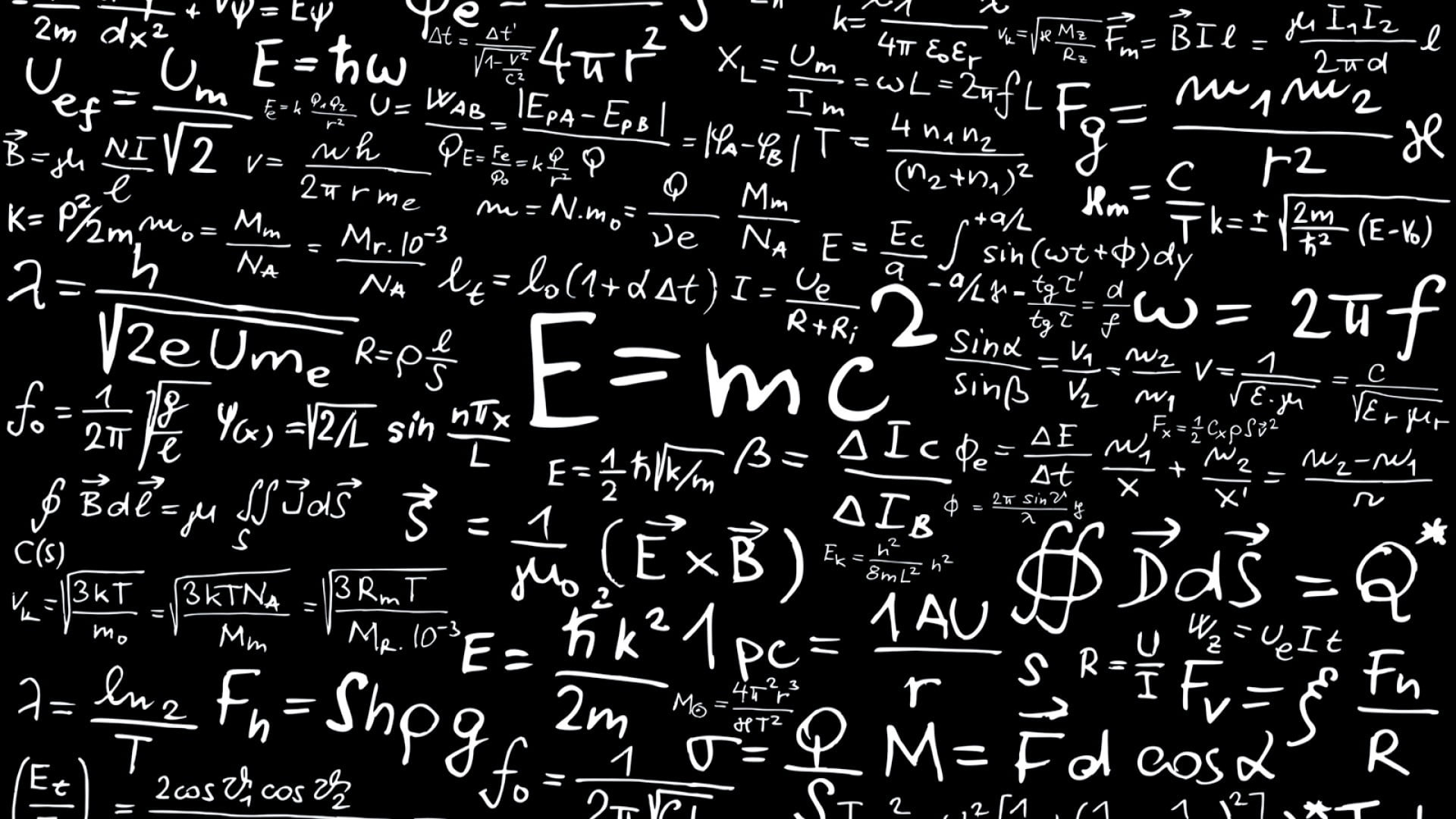 Wallpaper E=mc2 Text, Science, Albert Einstein