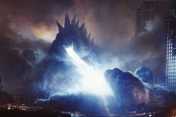 Wallpaper Godzilla, King Kong, Creature, Battle