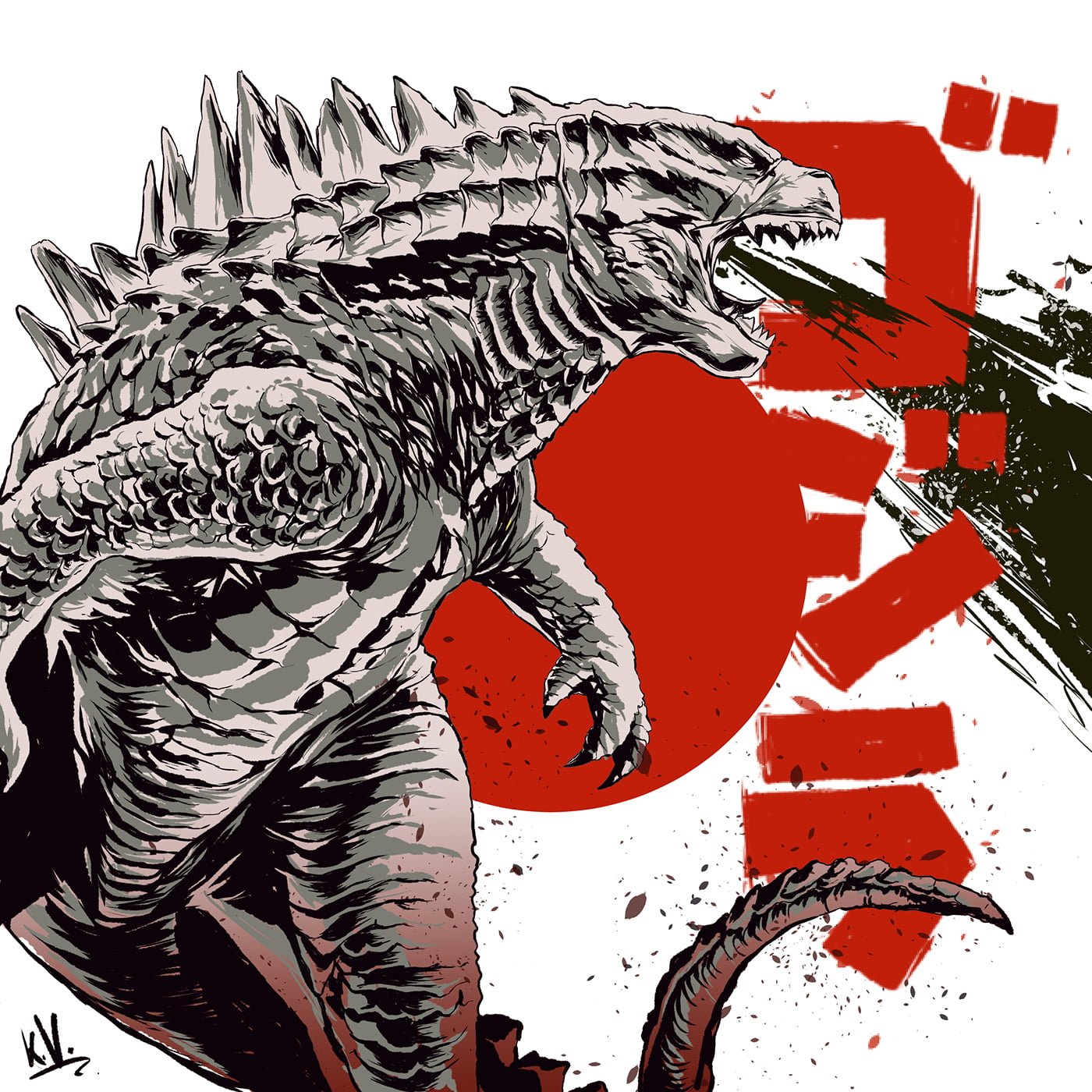 Wallpaper Hd Godzilla, Artwork, Kaiju, Fan Art