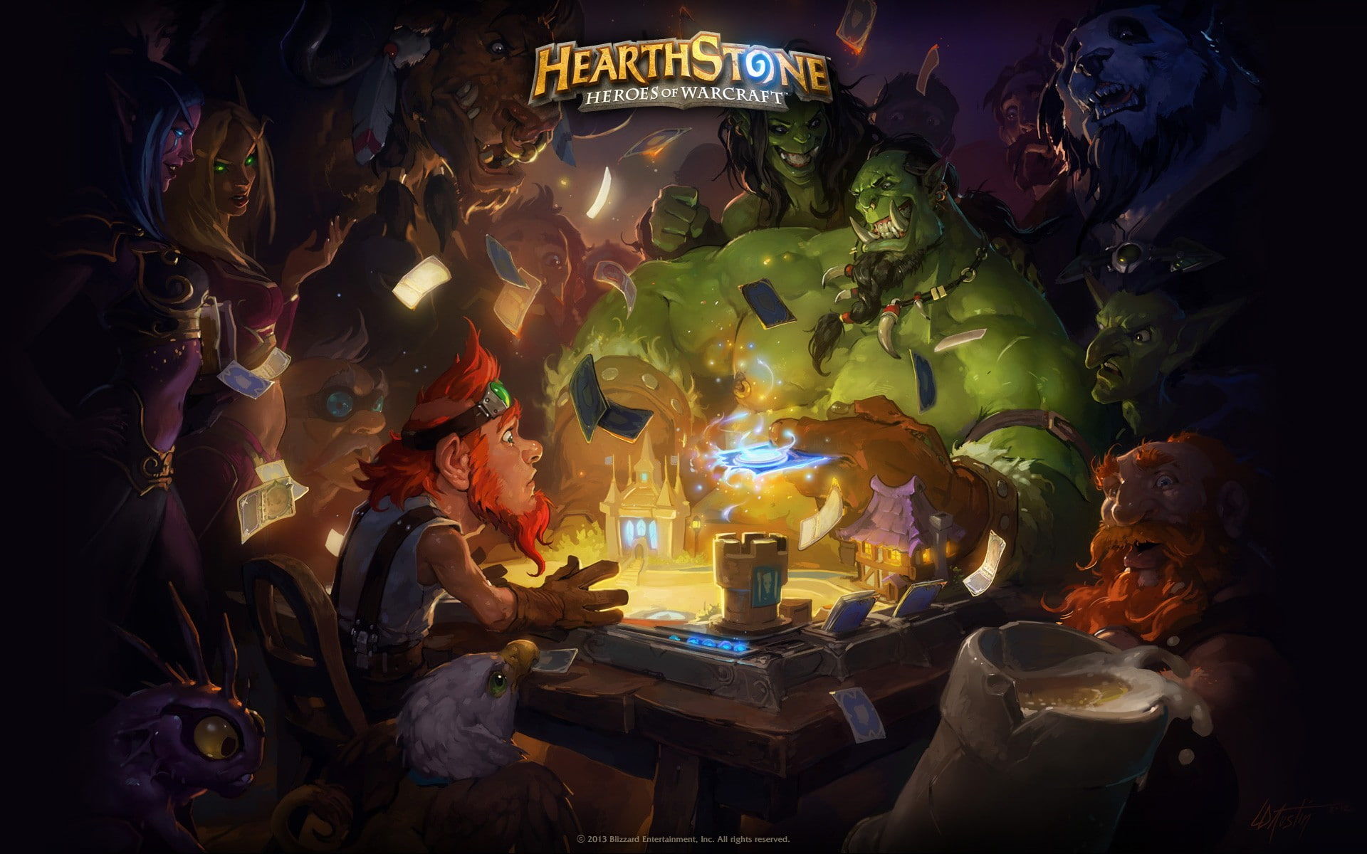 Wallpaper Hearthstone Heroes Of Warcraft