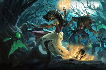 Wallpaper Hearthstone The Witchwood Hearthstone