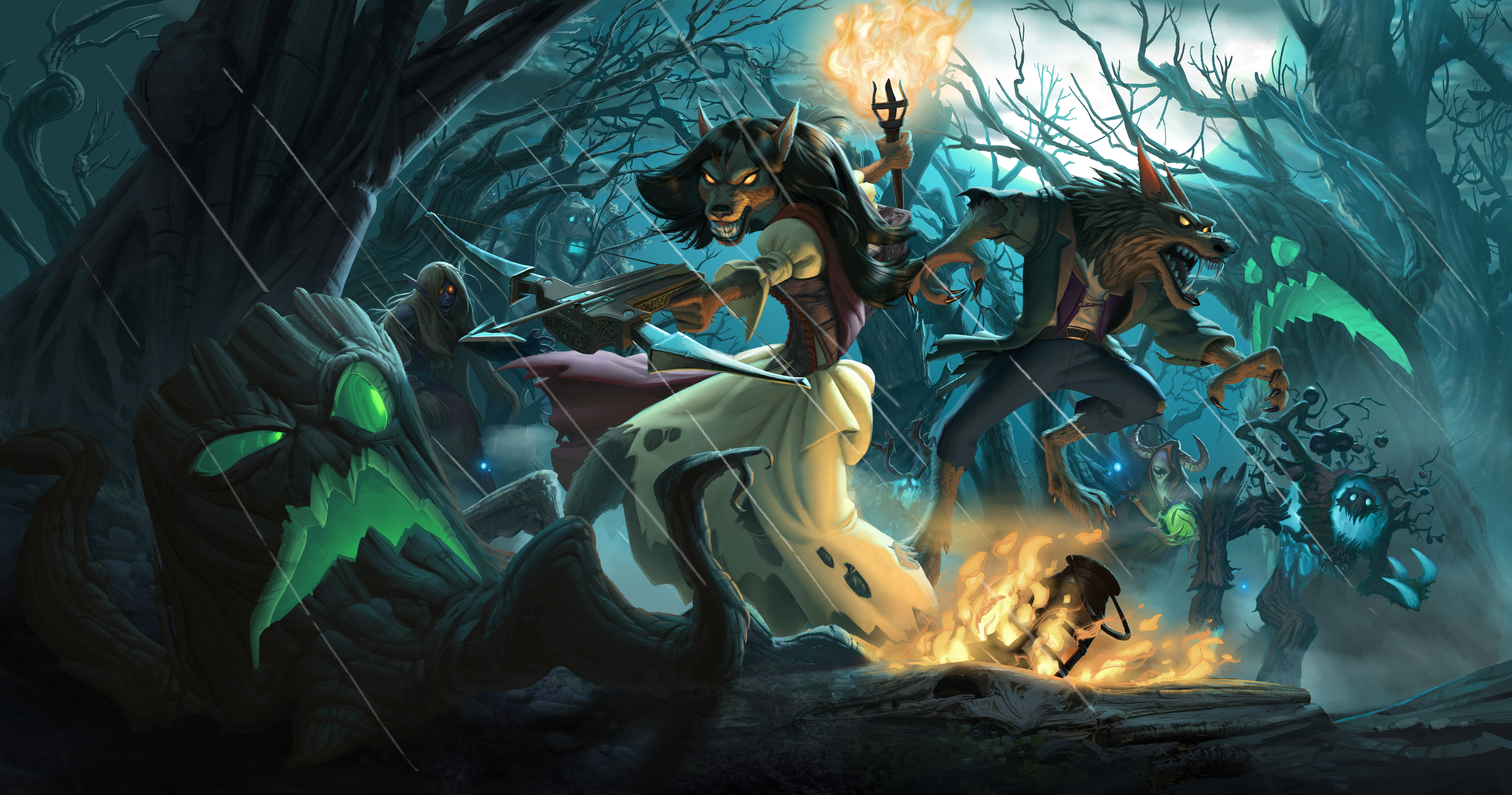 Wallpaper Hearthstone The Witchwood Hearthstone, Hearthstone Wallpaper, Game