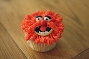 Wallpaper Muppets Cupcakes, Elmo Of Sesame