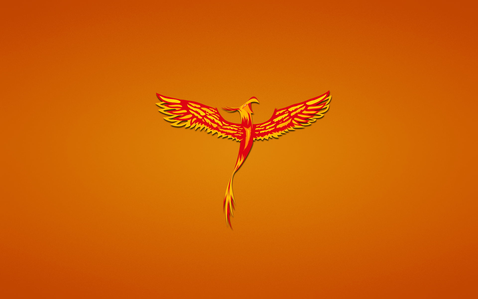Wallpaper Red And Yellow Phoenix Clip Art, Bird