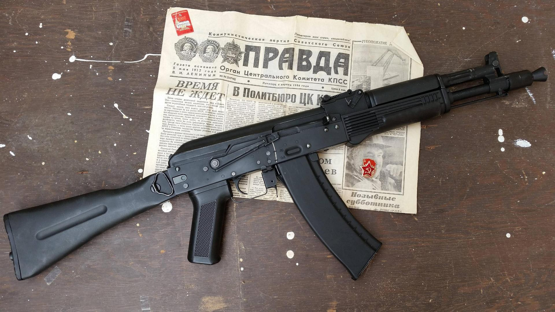Wallpaper Weapon, Kalashnikov, Assault Rifle