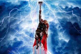 Thor Love And Thunder Superhero Wallpaper