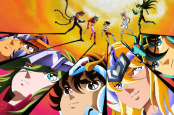 Wallpaper Anime, Saint Seiya, Multi Colored
