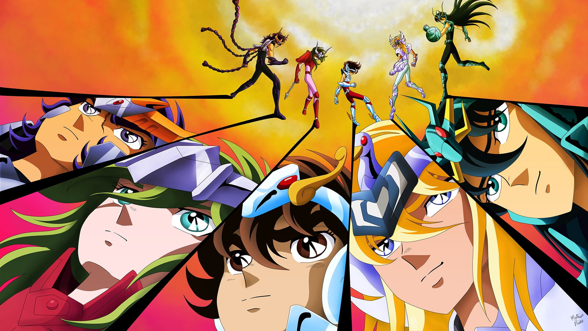 Wallpaper Anime, Saint Seiya, Multi Colored, Saint Seiya Wallpaper, Anime