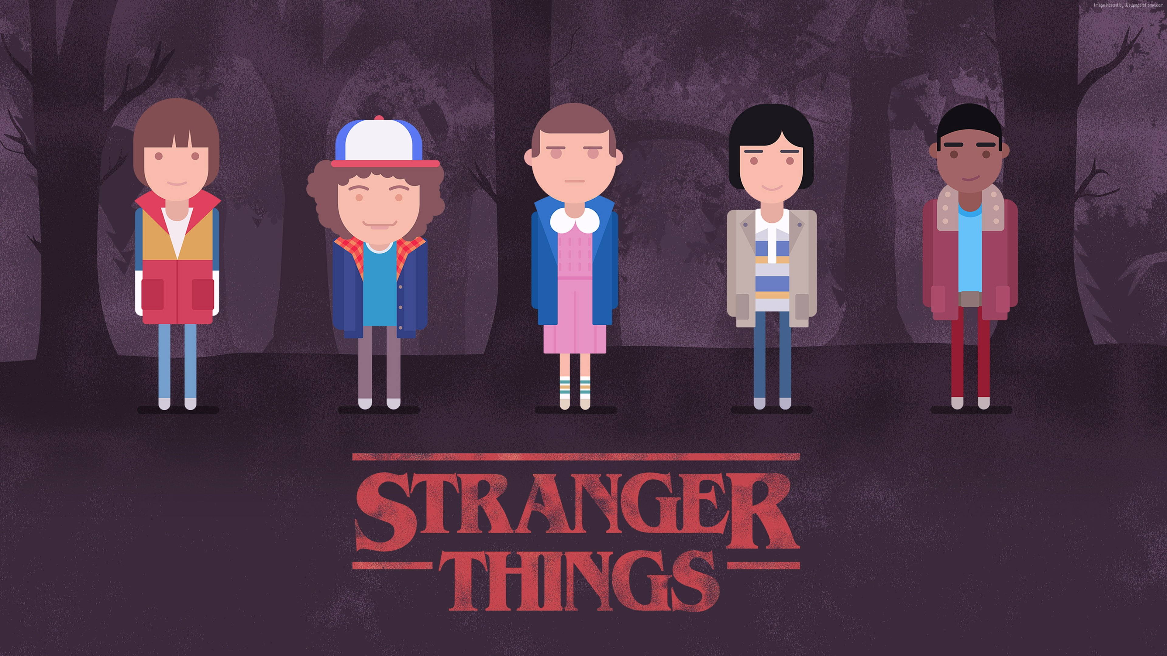 Wallpaper Art, Stranger Things, Poster, 4k, Tv, Stranger Things, Movies