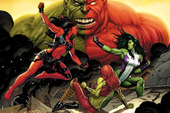 Wallpaper Comics, Red She Hulk 1280x985px 720p