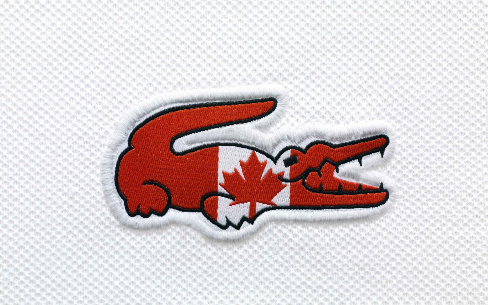 Wallpaper Lacoste, Canada, Logo
