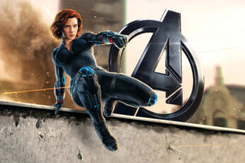 Wallpaper Marvel Avengers Black Widow, Girl