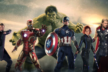 Wallpaper Marvel Avengers Illustration, Scarlette